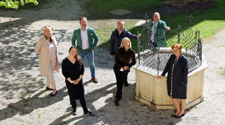 Der Vorstand des Vereins millstART schaut positiv in die Zukunft der Kunstausstellung
im Stift Millstatt.